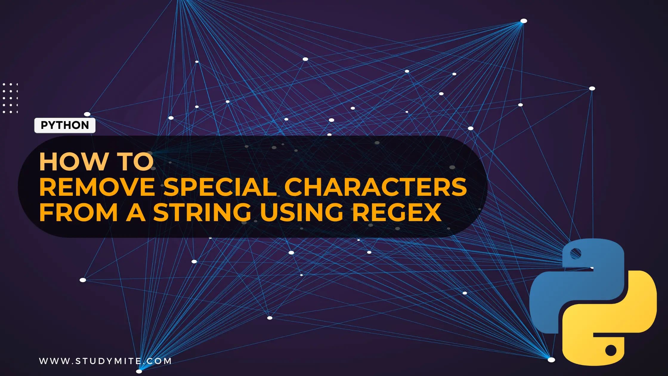 Remove Special Characters from a String in Python Using Regex